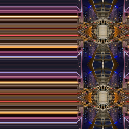 The visual elements in combination.