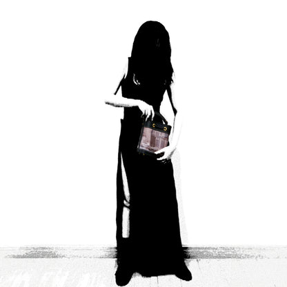 RARE : The Victoria Harbour ; Silk Leather Symphony - Bucket Bag (真絲水桶包) ( One & Only )