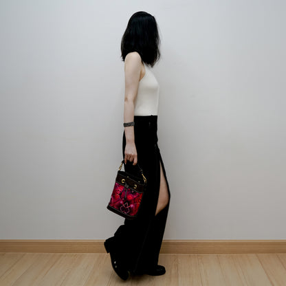 Silk Leather Symphony - Bucket Bag (真絲水桶包) Made in Hong Kong