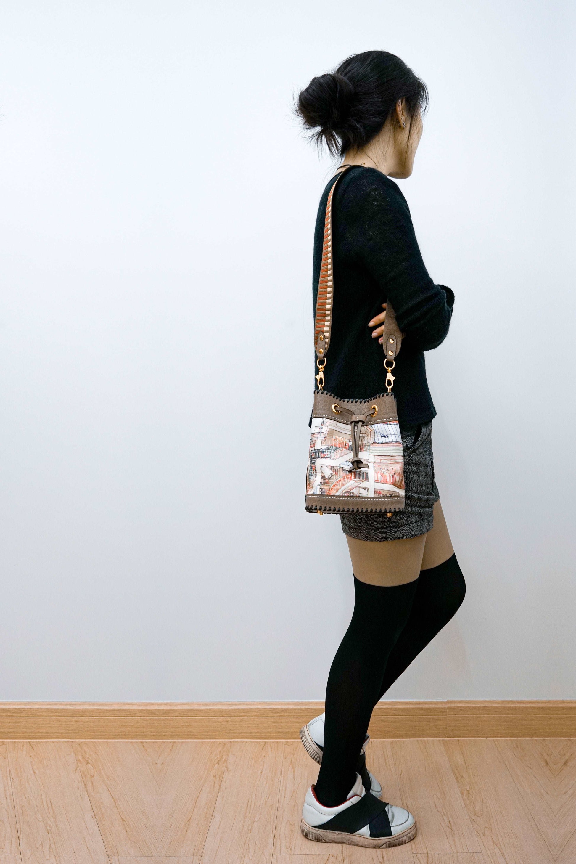 限量款：真絲水桶包 Silk-Leather Bucket Bag ( 3 pieces only )