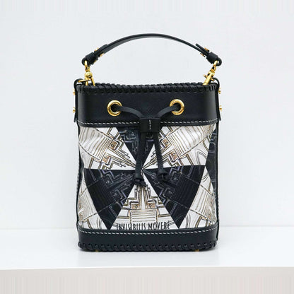 限量款：真絲水桶包 Silk-Leather Bucket Bag