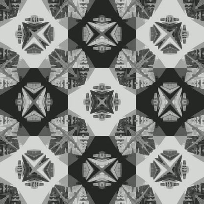 Monochrome : Memories of Home - Premium Silk Scarf 60/90